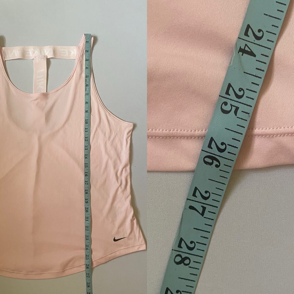Nike Dri-Fit Pink Racerback Tank Top XL Athletic Workout Gym Running - Picture 12 of 17